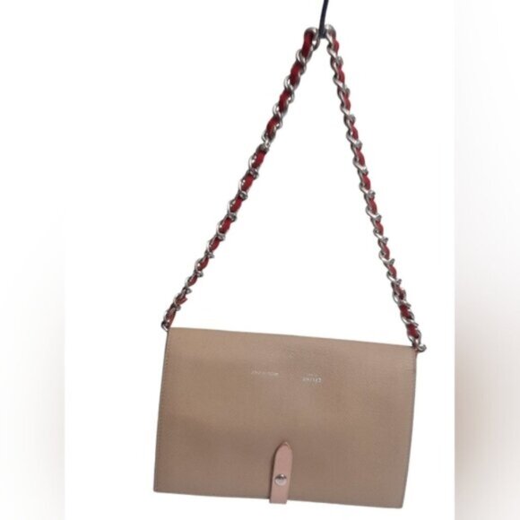 Celine - LARGE STRAP WALLET IN GRAINED CALFSKIN in Light Taupe - Picture 1 of 16